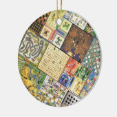 Game aan!  Board-games Keramisch Ornament (Links)