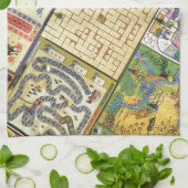 Game aan!  Board-games Theedoek (Gevouwen)