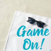Game aan! Handdoek, kassa, tac-teen Strandlaken (In situ)