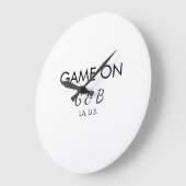 Game aan het paar naam huwelijksfeest plaats stad  grote klok (Hoek)