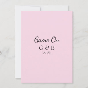 Game aan het toevoegen van een paar naam bruiloft  kaart