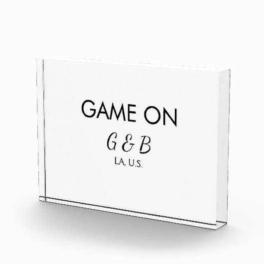 Game aan het toevoegen van koppelnaam bruiloft fee fotoblokken (Rechts)