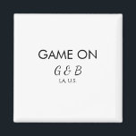 Game aan het toevoegen van koppelnaam bruiloft fee magneet<br><div class="desc">ontwerp</div>