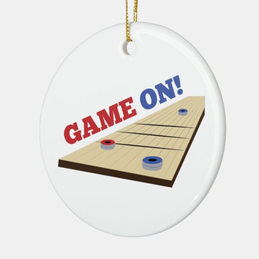 Game aan! keramisch ornament (Links)