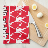 Game aan! Pickleball Towel - Stijl 1 Theedoek (Quarter Fold)