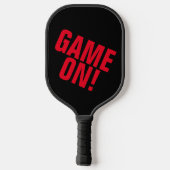 Game aan! Uw teamnaam Pickleball Paddle (Achterkant)
