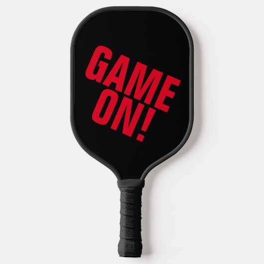 Game aan! Uw teamnaam Pickleball Paddle (Achterkant)