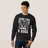 Game als een gamer met een beste prijs-prijsopgave trui (Voorkant volledig)