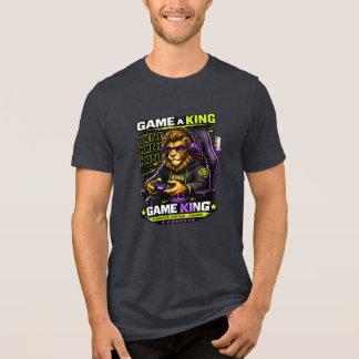 Game als een Koning – Lion Gamer Gaming T-Shirt