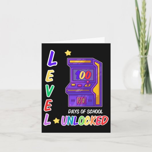 Game Arcade Controller Level 100 dagen van School Kaart (Voorkant)