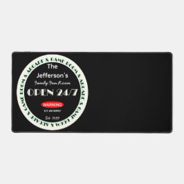 Game & Arcade kamer - geen zeurpieten! Bureaumatte Bureaumat