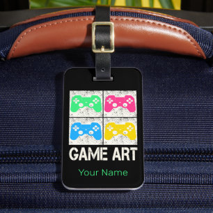 Game Art  Gamepad Retro Controller Gamers Bagagelabel