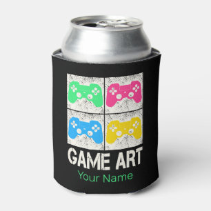 Game Art Gamepad Retro Controller Gamers Blikjeskoeler