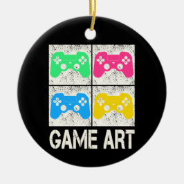 Game Art  Gamepad Retro Controller Gamers Keramisch Ornament