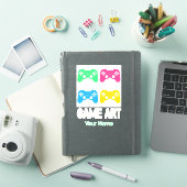 Game Art  Gamepad Retro Controller Gamers Sticker (iPad Cover)