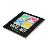 Game Art  Gamepad Retro Controller Gamers Tegeltje (Zijkant)