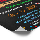 Game avond evenement sjabloon poster (Hoek)