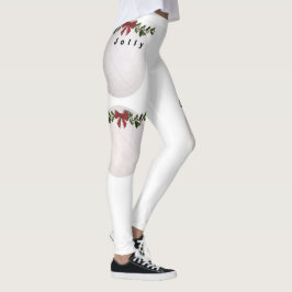 Game Ball Kerst Kalligrafie Leggings