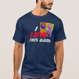 Game Basketball Pop Art T-shirt