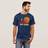 Game Basketball Pop Art T-shirt (Voorkant volledig)