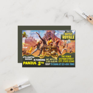 Game Battle Uitnodiging