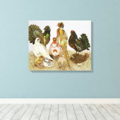 Game Birds Canvas Afdruk (Insitu (Houten vloer))