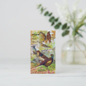 Game Birds Visitekaartje (Staand voorkant)