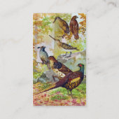 Game Birds Visitekaartje (Achterkant)