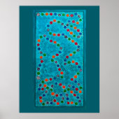 Game Board Design Area vloerkleed Poster (Voorkant)