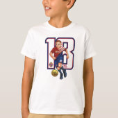 Game Changer Boys #18 Voetbal T-shirt (Voorkant)