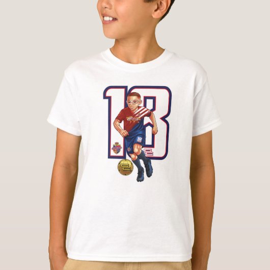 Game Changer Boys #18 Voetbal T-shirt (Voorkant)