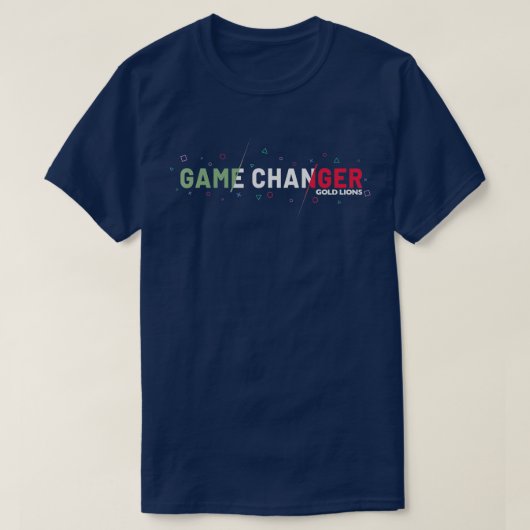 Game Changer door Gold Lions T-shirt (Design voorkant)