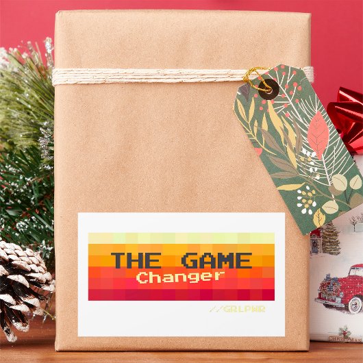 Game Changer Girl Power Rechthoekige Sticker