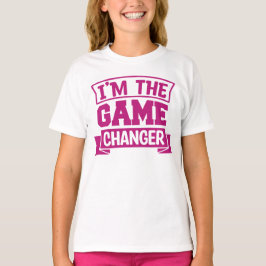 Game Changer Meisjes T-shirt – Motivatie Kinder