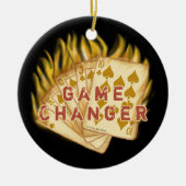 Game Changer poker Ornament (Voorkant)