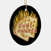 Game Changer pokerornament Keramisch Ornament (Rechts)