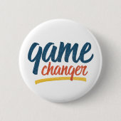 Game Changer Retro verhit Ronde Button 5,7 Cm (Voorkant)