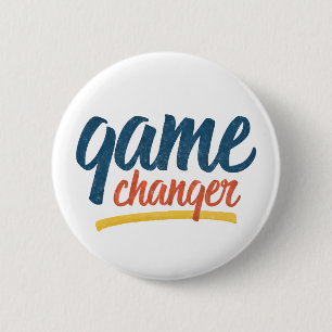 Game Changer Retro verhit Ronde Button 5,7 Cm