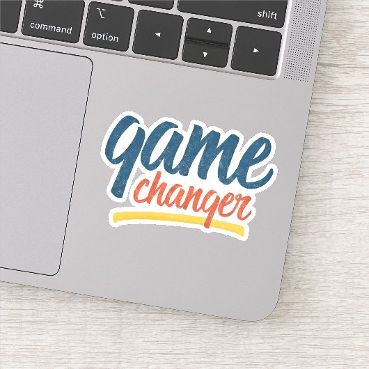 Game Changer Retro verhit Sticker (Detail)