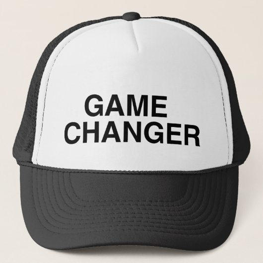 GAME CHANGER slogan pet (Voorkant)