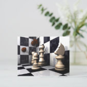 Game Chess Hobby Briefkaart (Staand voorkant)