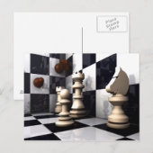 Game Chess Hobby Briefkaart (Voorkant / Achterkant)
