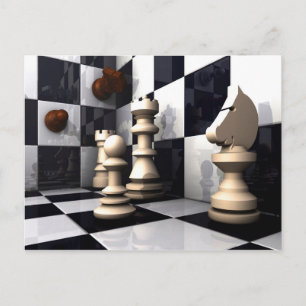 Game Chess Hobby Briefkaart