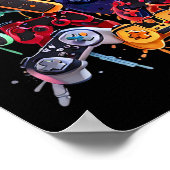 Game Control Alle Dingen Video Game Controller Poster (Hoek)