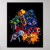Game Control Alle Dingen Video Game Controller Poster (Voorkant)