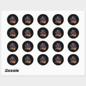 Game Control Alle Dingen Video Game Controller Ronde Sticker (Vel)