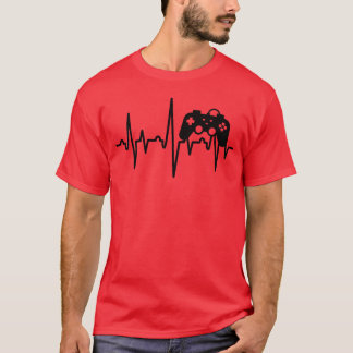 Game Control Hartslag Gamer jongen T-shirt