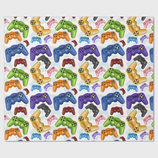 Game Controller Cadeaupapier (Vlak)