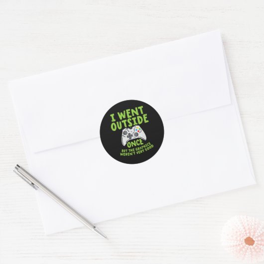 Game Controller Gami Ronde Sticker (Envelop)