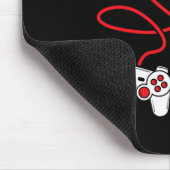 Game Controller Hart Grappig Valentijnsdag Boy &am Muismat (Hoek)